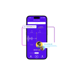 Voice Recorder / Mobile Recording App – Speech feedback
